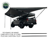 Overland Vehicle Systems - Nomadic Awning 270 Degree - Passenger Side Dark Gray Awning - 19529907