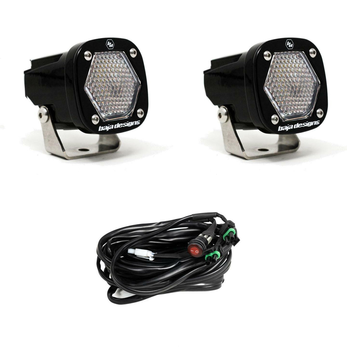 Baja Designs - 387806 - S1 Black LED Auxiliary Light Pod Pair