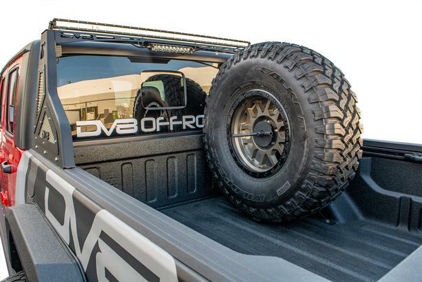 DV8 Offroad - Jeep Gladiator JT Stand Up Spare Tire Mount - TCGL-02