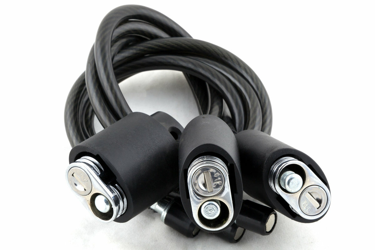 Kuat - Transfer - Cable Lock Kit with Locking Hitch Pin - Triple