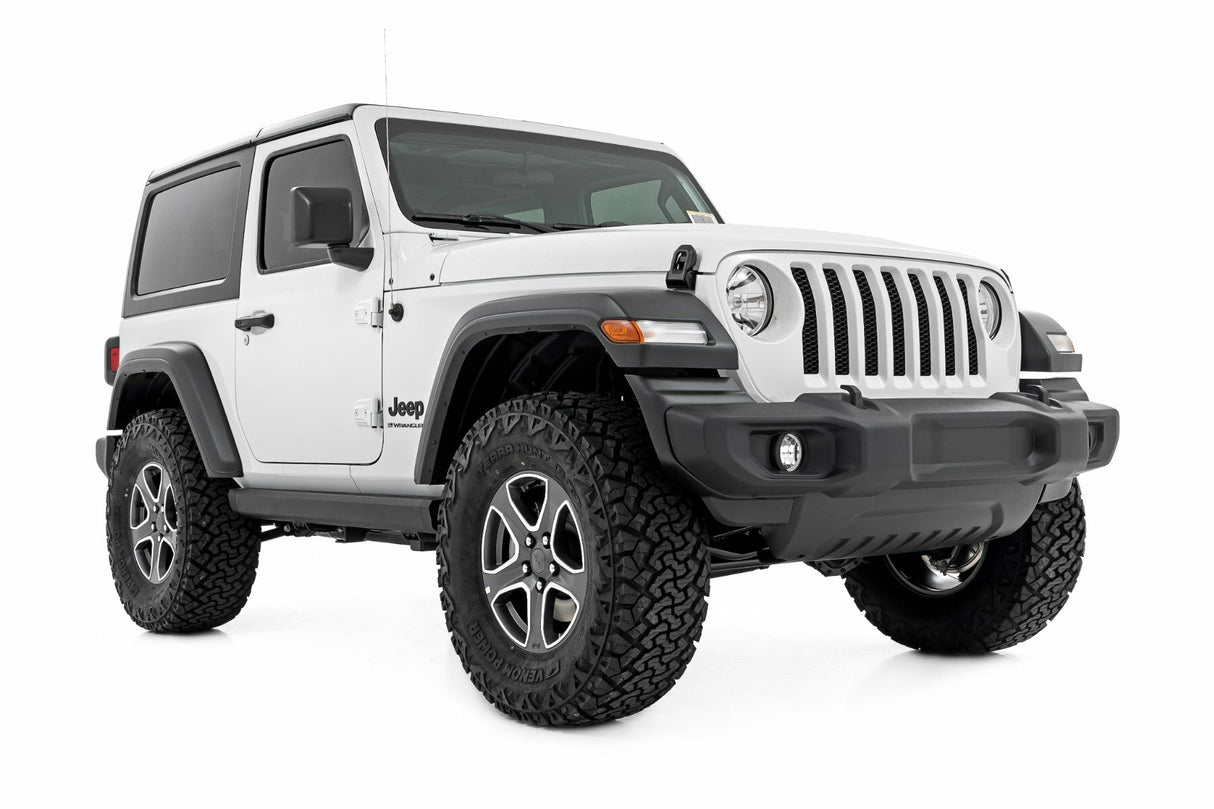 Rough Country Power Running Boards - Lighted - 2 Door - Jeep Wrangler JL (18-23) - PSR61030
