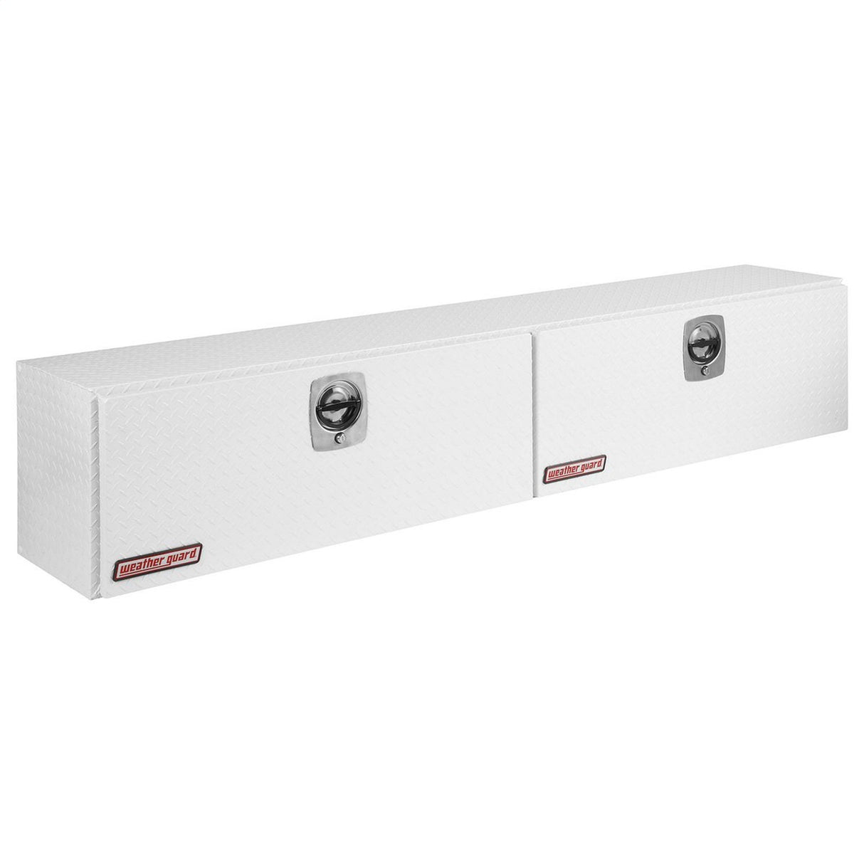 Weather Guard - 90.25" Super Side - Alum, White Finish, Truck Box - 391-3-02