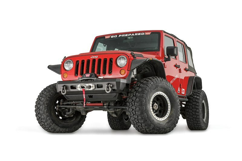 Warn - ELITE STUBBY FRONT BUMPER JEEP JK W/OUT GUARD - 101410