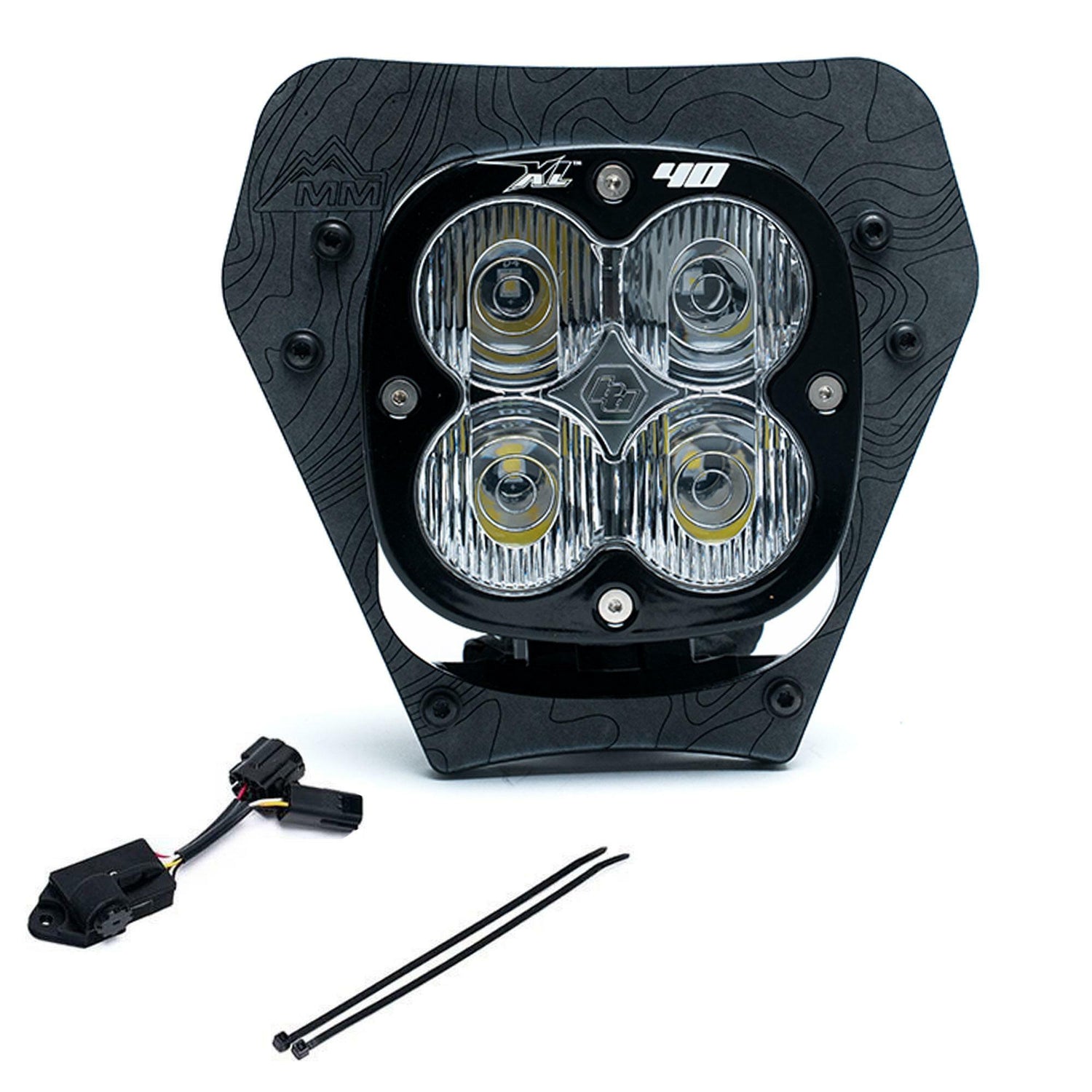 Baja Designs - 82-1005 XL40 (D/C) LED Headlight Kit w/ Hi-Low Harness
