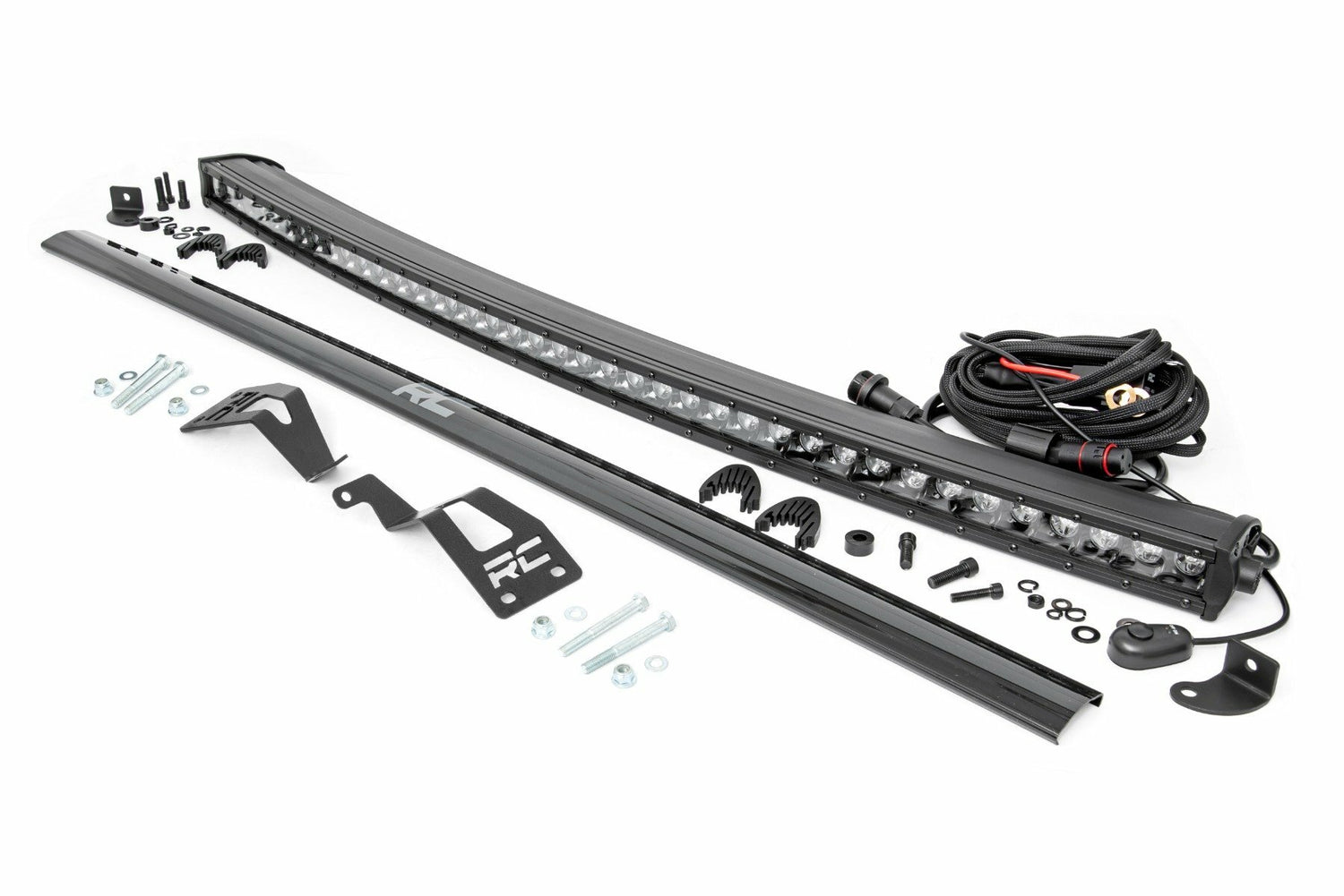 Rough Country - LED Light - Front Mount - 40" Black Single Row - Can-Am Commander 1000 Maverick - 97040