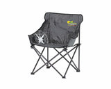 IronMan 4x4 - Mid Size Low Back Camp Chair - Black/Grey - ICHAIR0034