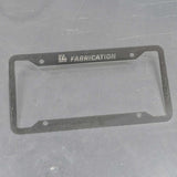 C4 Fabrication - C4 License Plate Frame - 900-9900-DB