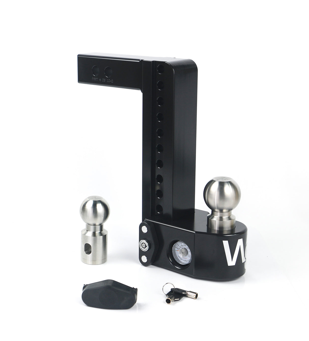 Weigh Safe 10" Drop Hitch with 2" Shank - WS10-2-CER-BLA