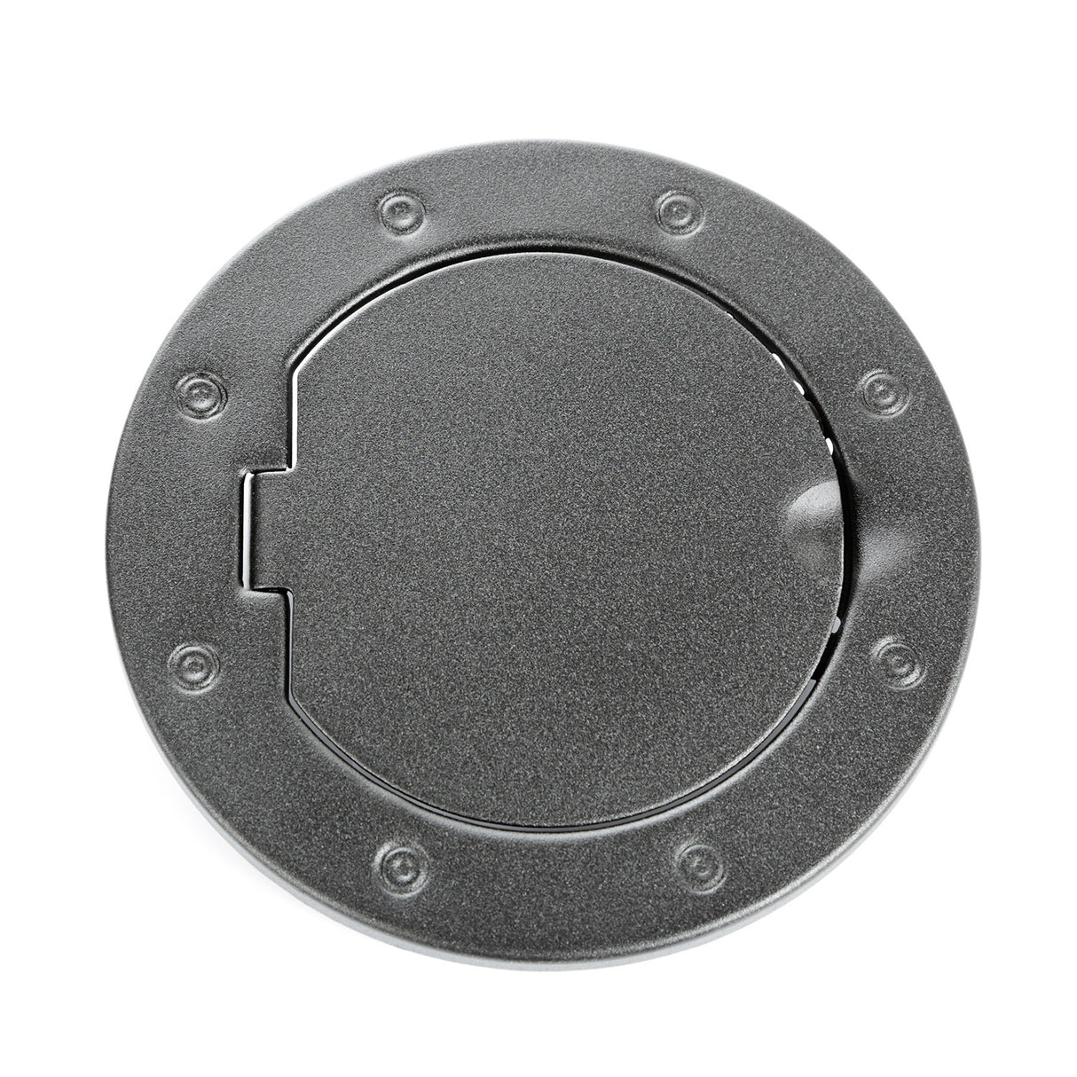 Non-Locking Gas Cap Door, Textured Black; 07-16 Jeep Wrangler JK/JKU