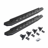Go Rhino 69692748ST - RB30 Slim Line Running Boards with Mounting Bracket Kit - Protective Bedliner Coating