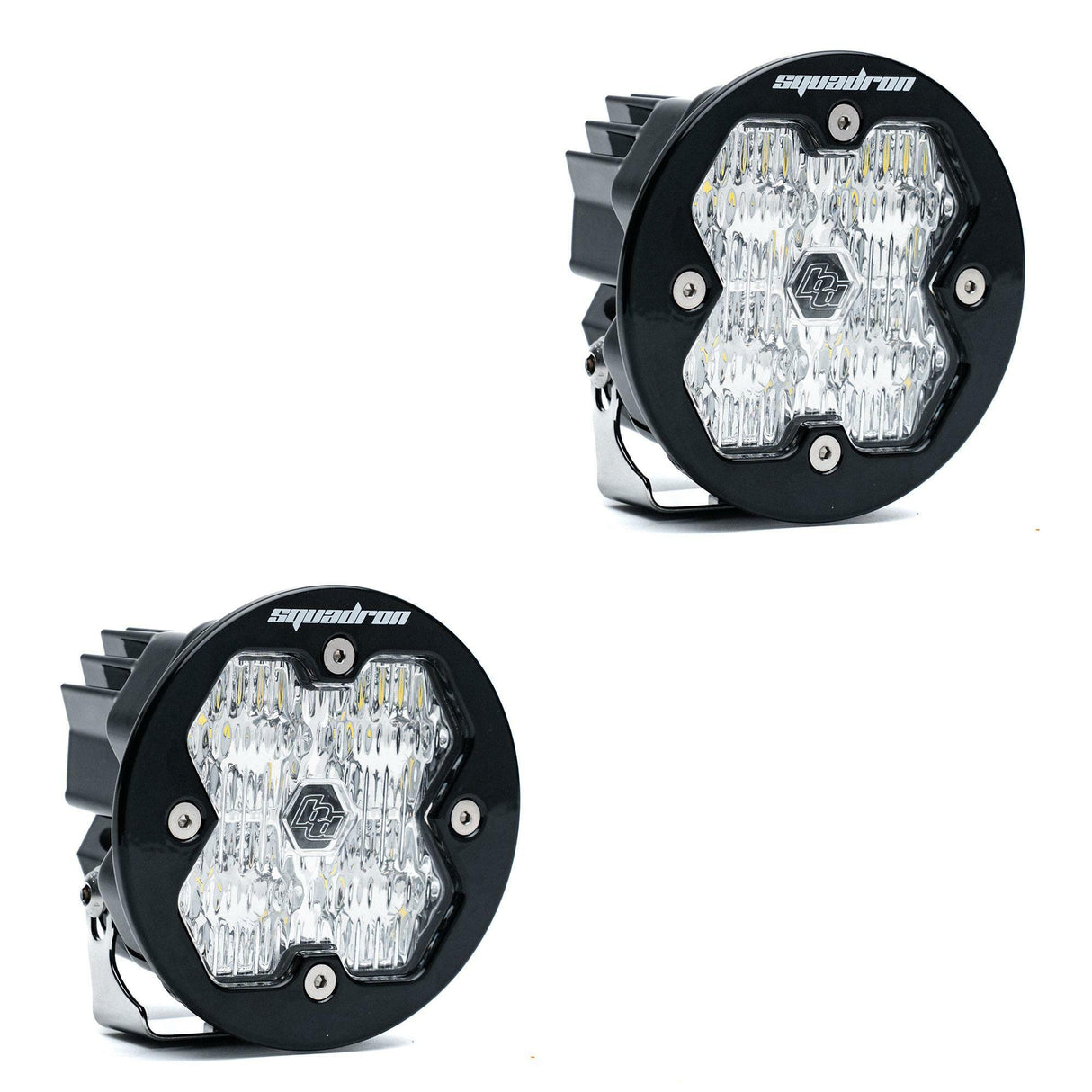 Baja Designs - 58-7805-2NH Squadron-R 2.0 Sport Black LED Auxiliary Light Pod Pair (No Harness)