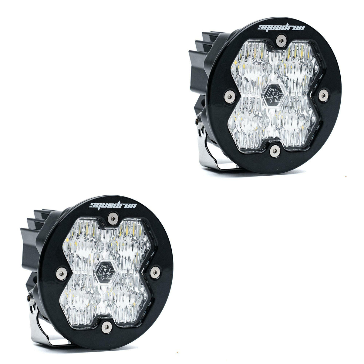 Baja Designs - 58-7805-2NH Squadron-R 2.0 Sport Black LED Auxiliary Light Pod Pair (No Harness)