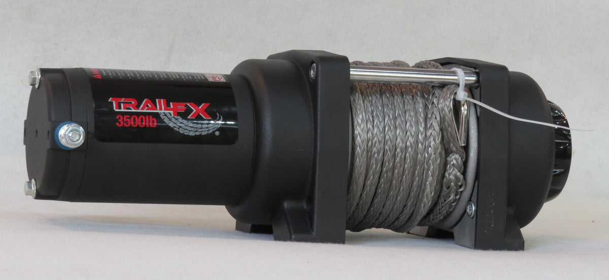 TrailFx - ATV/UTV Synthetic Rope Winch 3500 Lb (WS35B)