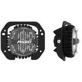 RIGID 2018-2021 Jeep Rubicon/Gladiator Fog Mounts, Includes 1 Pair 360-Series SAE 4 Inch White