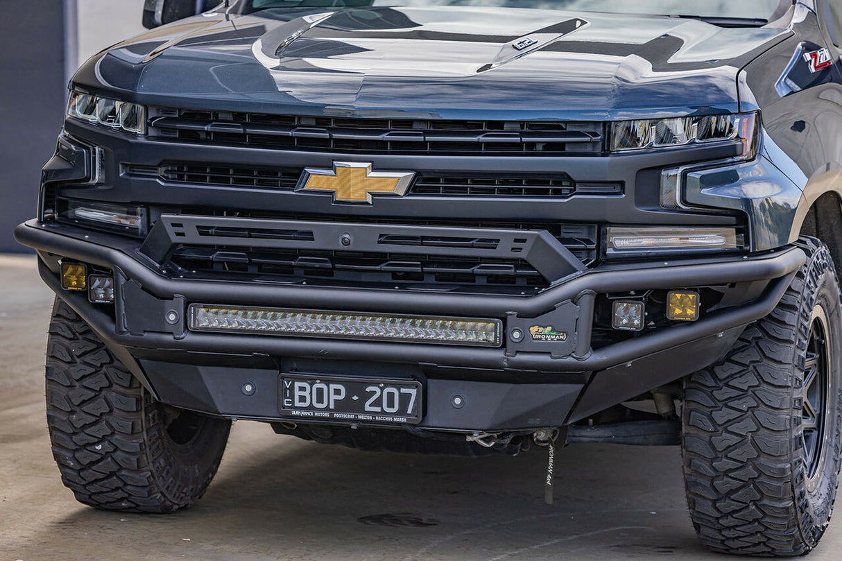 Ironman 4x4 - BBR087EK-NNN - Raid Series Front Bumper Kit Suited for Chevrolet Silverado 1500 - BBR087E