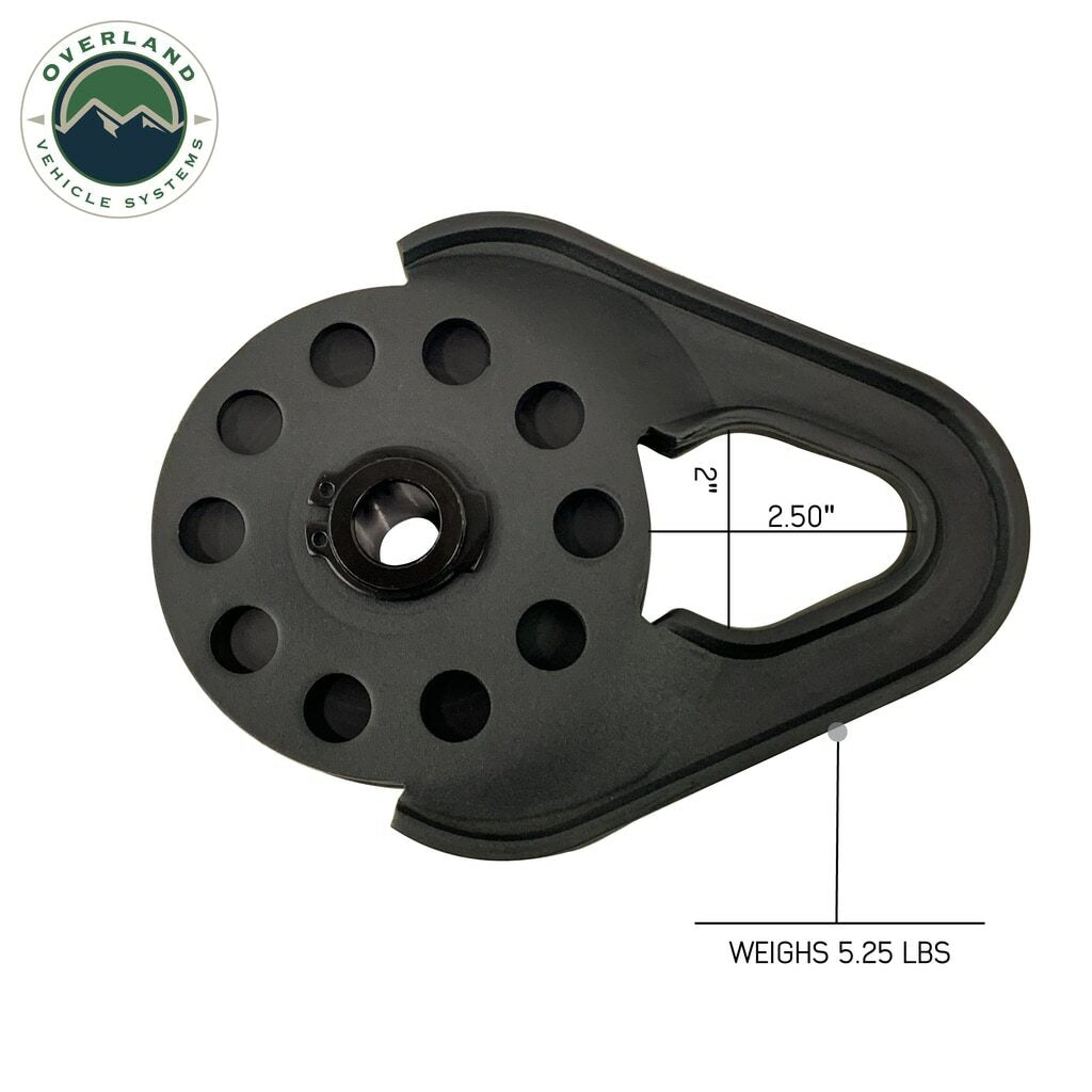 Overland Vehicle Systems - Snatch Block Pulley - Standard Universal - 19139805
