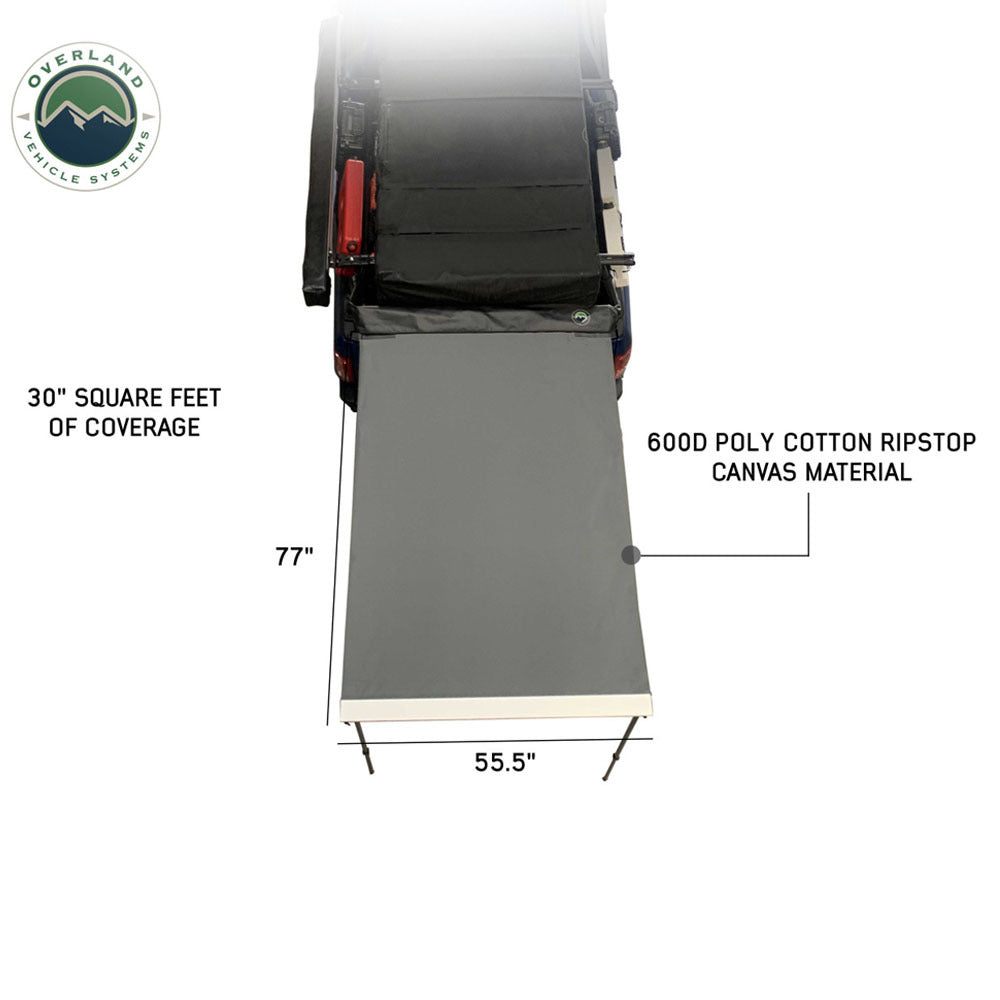 Overland Vehicle Systems - Nomadic Awning 4.5 The Perfect 4.5 Awning with Black Cover - 18039909