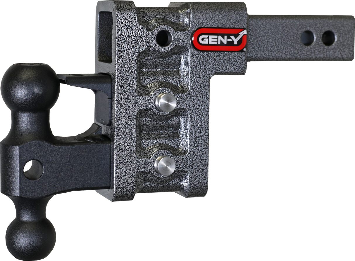 GEN-Y - Hitch GH-523 2" Shank 5" Drop 2K TW 16K Hitch & GH-051 Versa-Ball & GH-032 Pintle Lock - GH-523