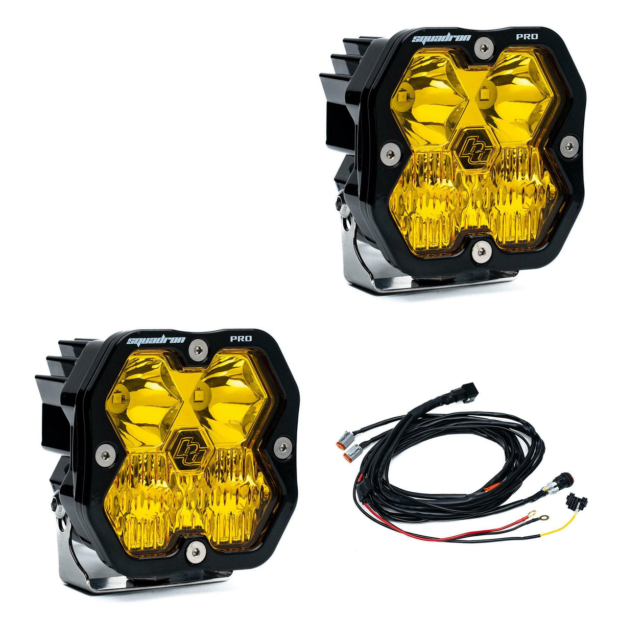 Baja Designs - 49-7813-2 Squadron 2.0 Pro Black LED Auxiliary Light Pod Pair