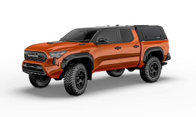 RSI Smartcap - Tacoma Truck Bed Cap SmartCapEVOa Adventure Matte Black For 24-Present Toyota Tacoma 6 Foot Standard Bed - EA1313-MB