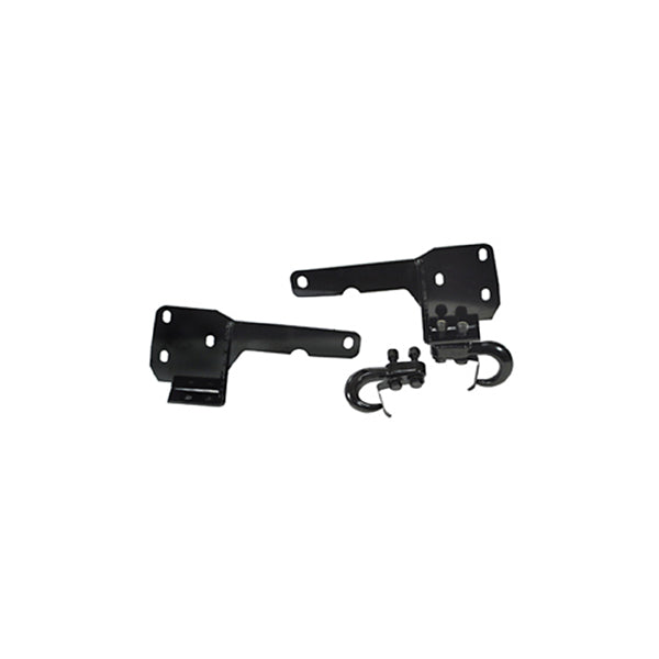 Rugged Ridge - Rugged Ridge 11236.05 Tow Hook/Frame Bracket Kit; 84-01 Jeep Cherokee XJ - 11236.05