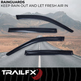 TrailFx - 4-Piece Window Vent For Jeep Grand Cherokee (4334H)