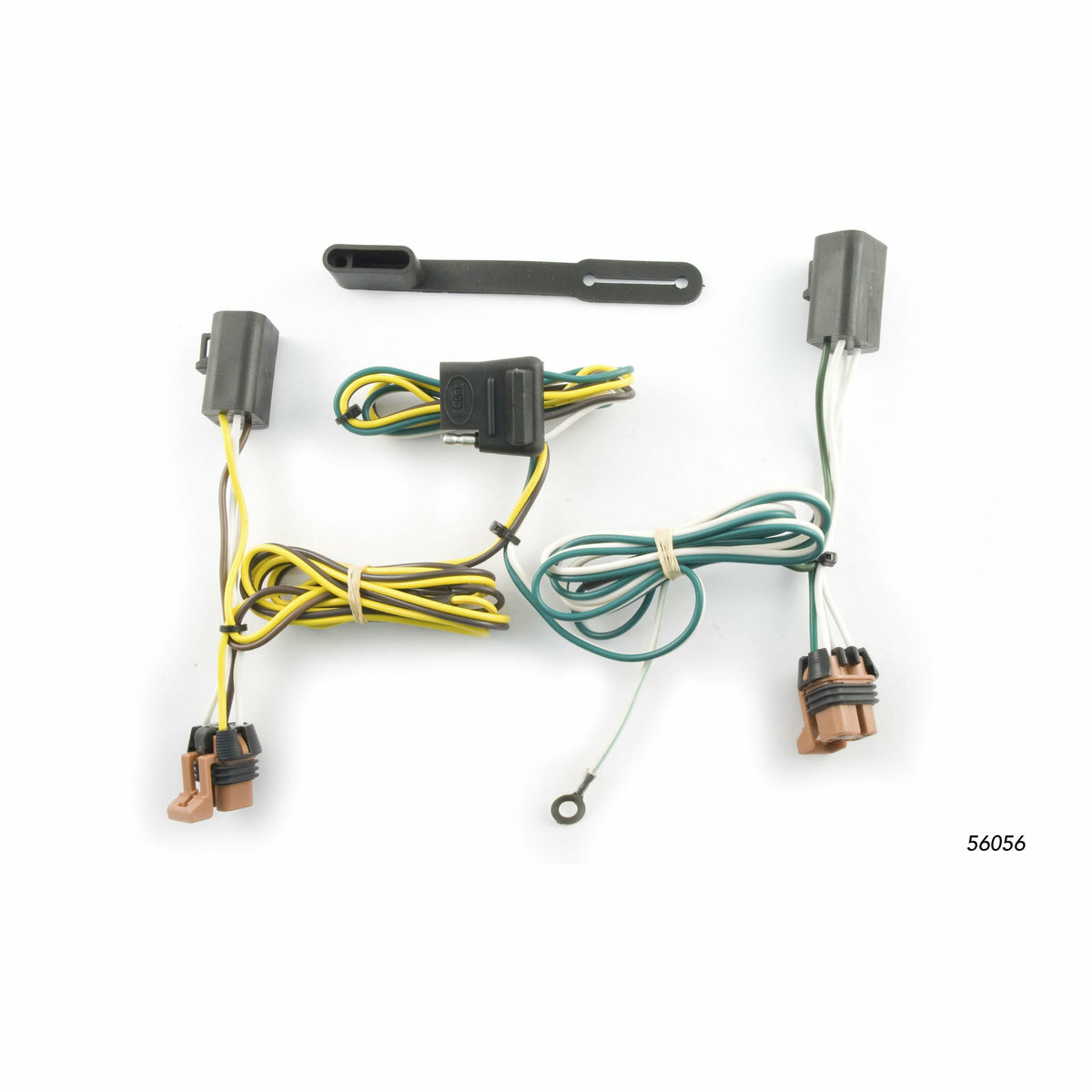 Curt - Custom Wiring Harness, 4-Way Flat Output, Select GMC Acadia - 56056