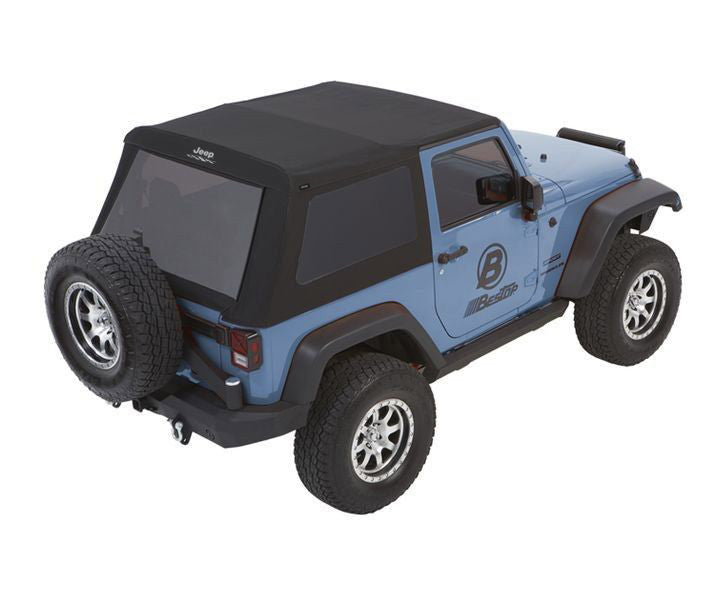 Bestop - 54422-17 - JEEP(R) Trektop(R) Glide(TM) Slantback Soft Top