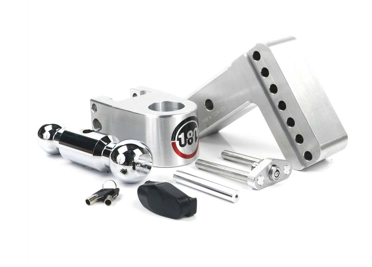 Weigh Safe - CTB4-2.5 Turnover Ball 4" Drop Hitch with 2.5" Shank
