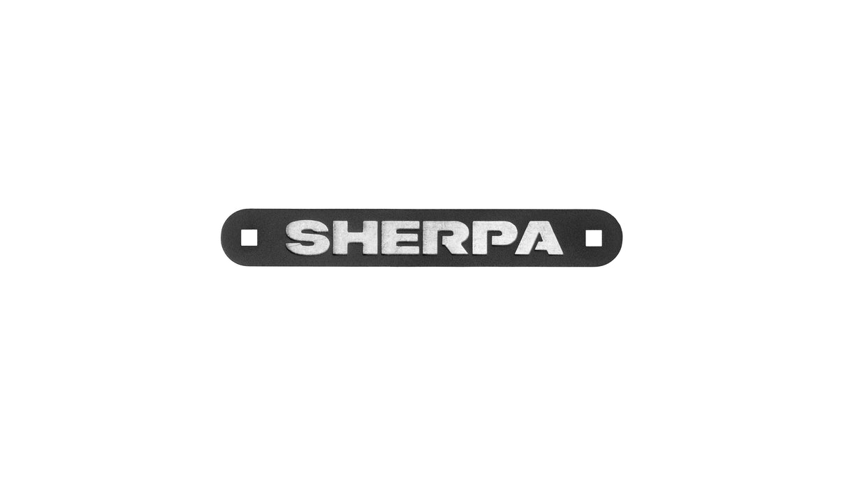 Sherpa Nameplate