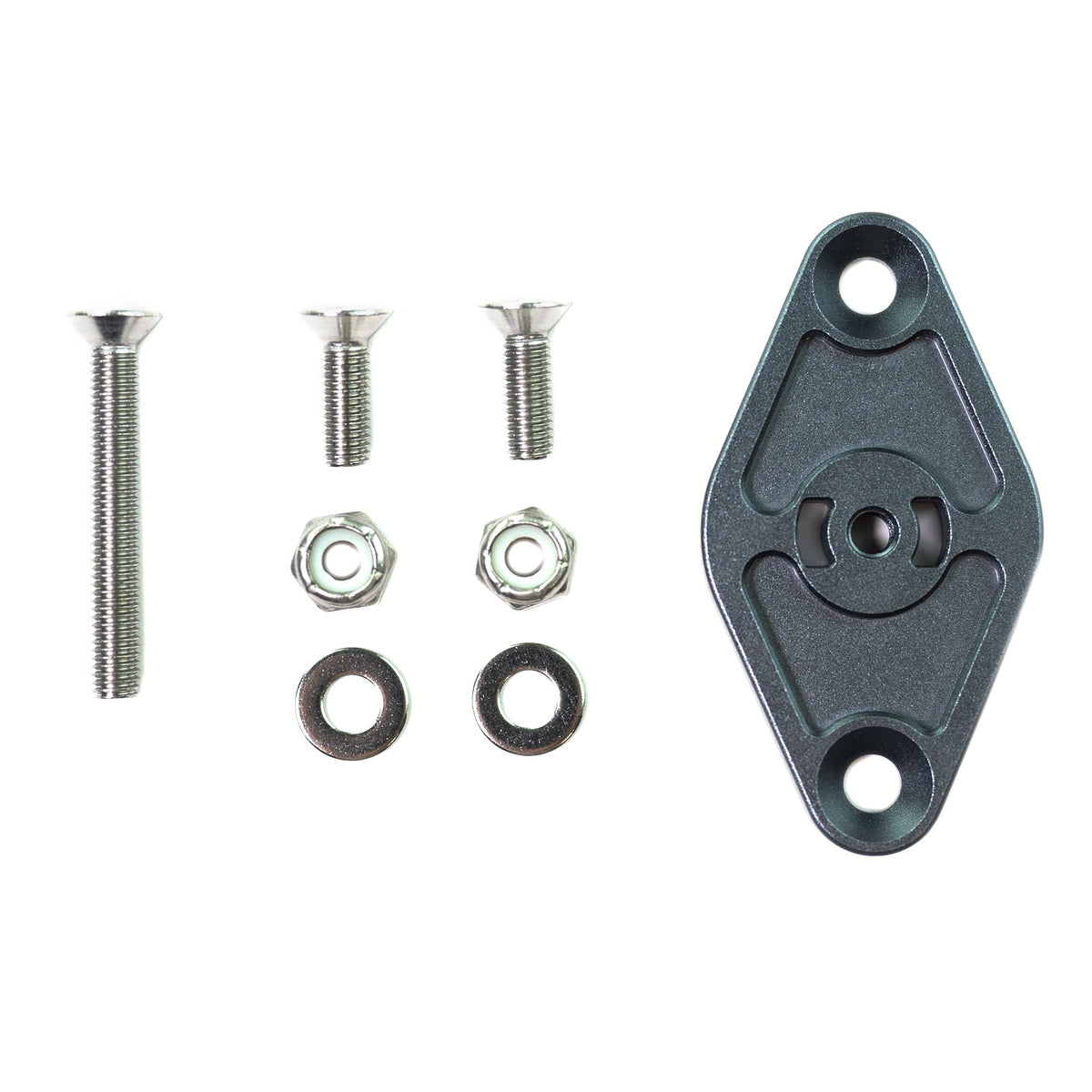 Mountech 2-Bolt Base, Storm Gray