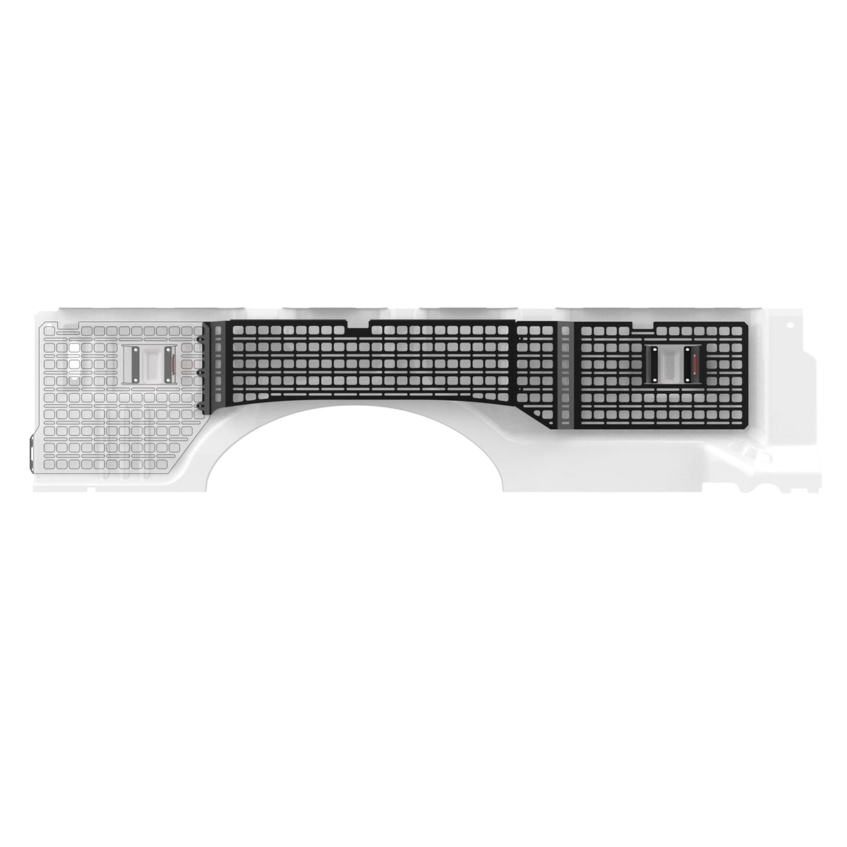 Bedside Rack MOLLE Panel System 8ft Bed | Ford F-250, F-350, F-450 (2017-2026)