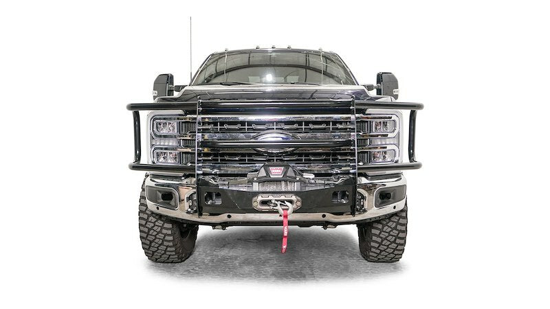 Warn - TRANS4MER GRILLE GUARD KIT - FORD SUPER DUTY FULL GUARD - 109580