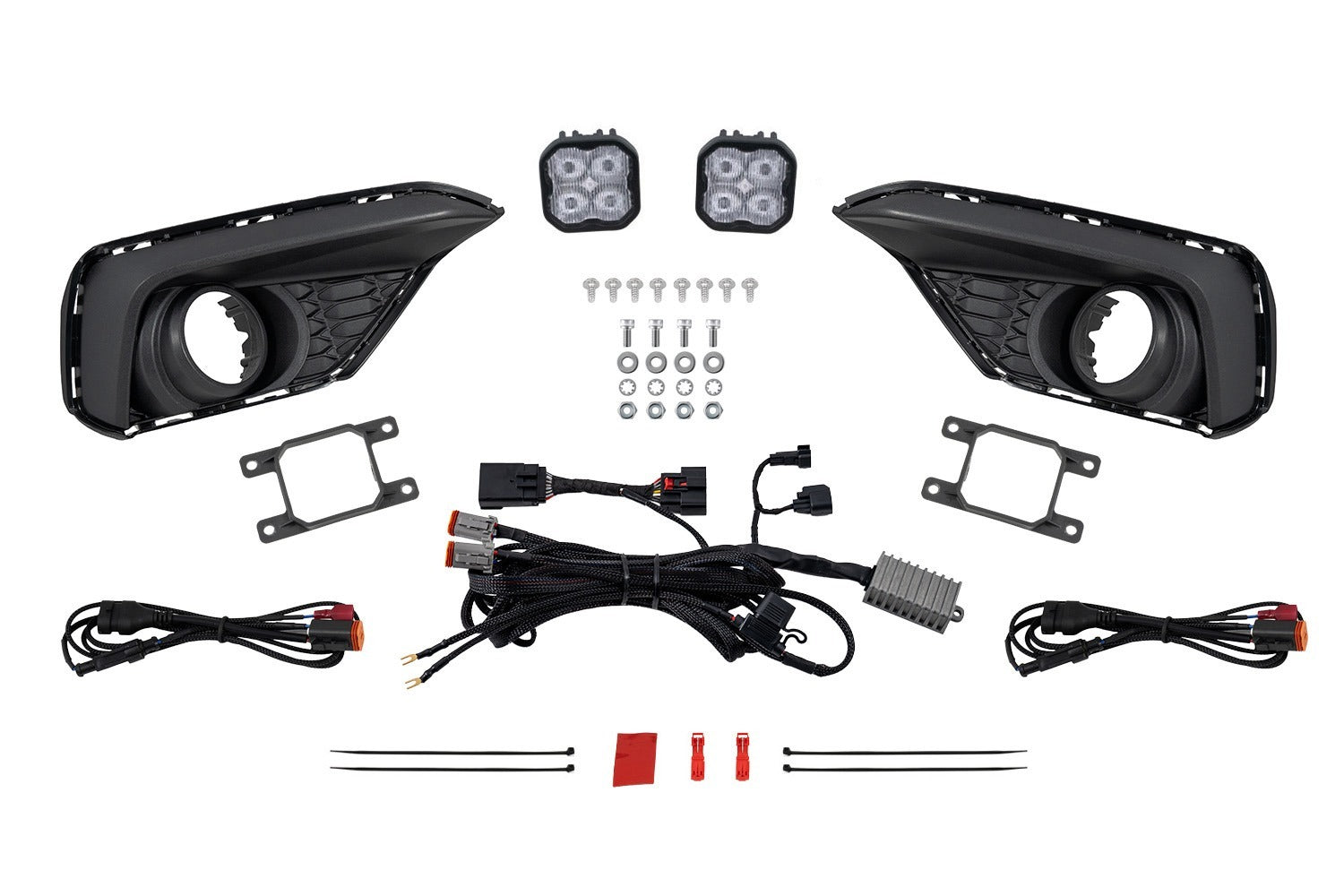 Diode Dynamics - SS3 Add-On Fog Lamp Kit for 2024 Ford Mustang EcoBoost, White Pro - DD7963