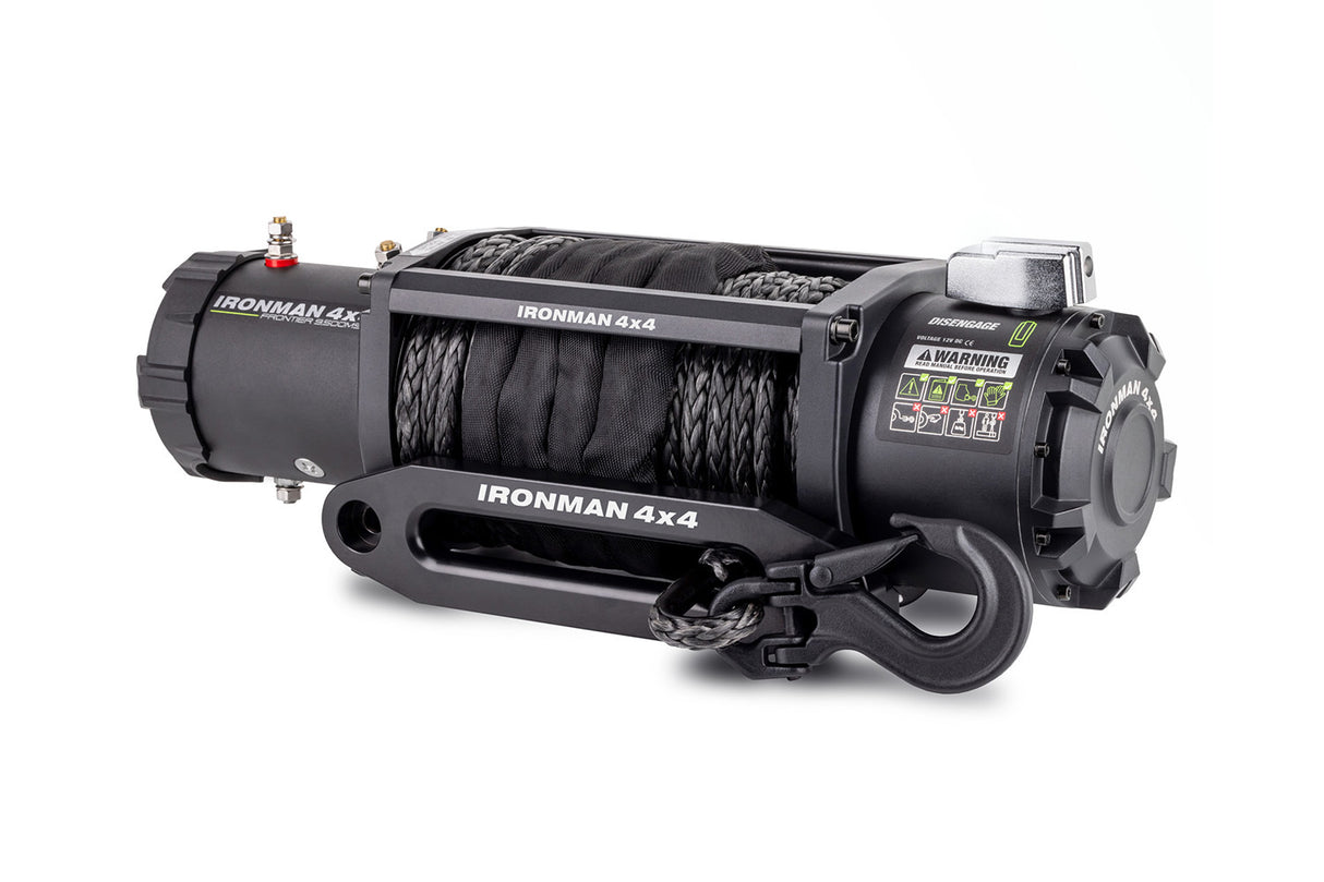 Ironman 4x4 - M-Spec 9500lb Winch | Synthetic Rope - IMW9500MSR