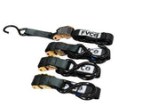Flatline Van Co. - 1" Cam Straps with Coated S-Hooks - UN3012B