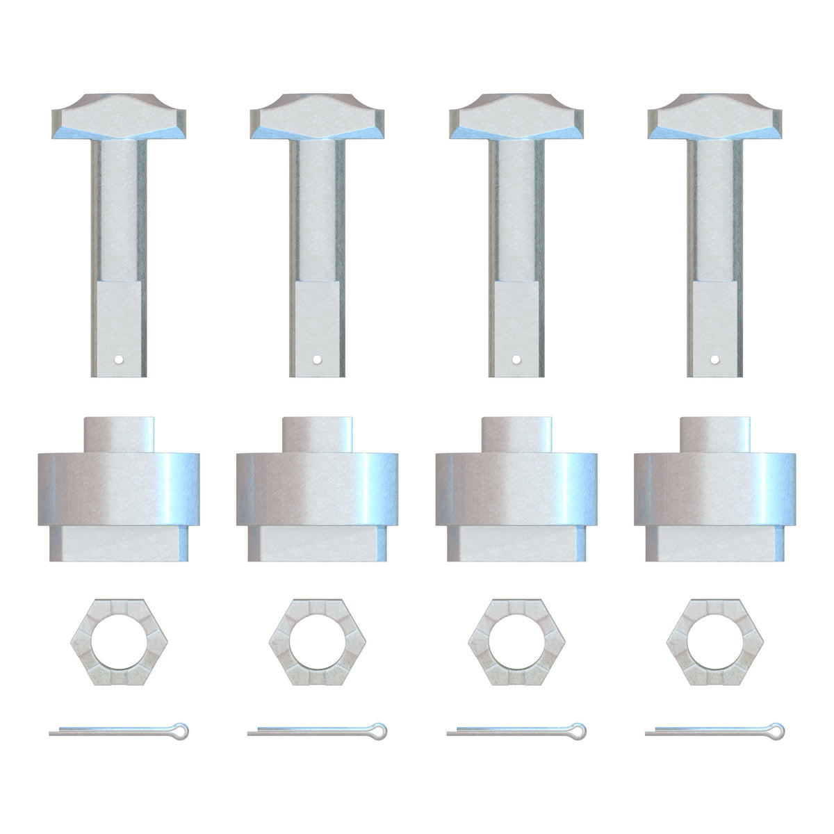 CURT Replacement Handle Hardware for Puck System Adapter, Fits Select Ram 2500, 3500 #19115