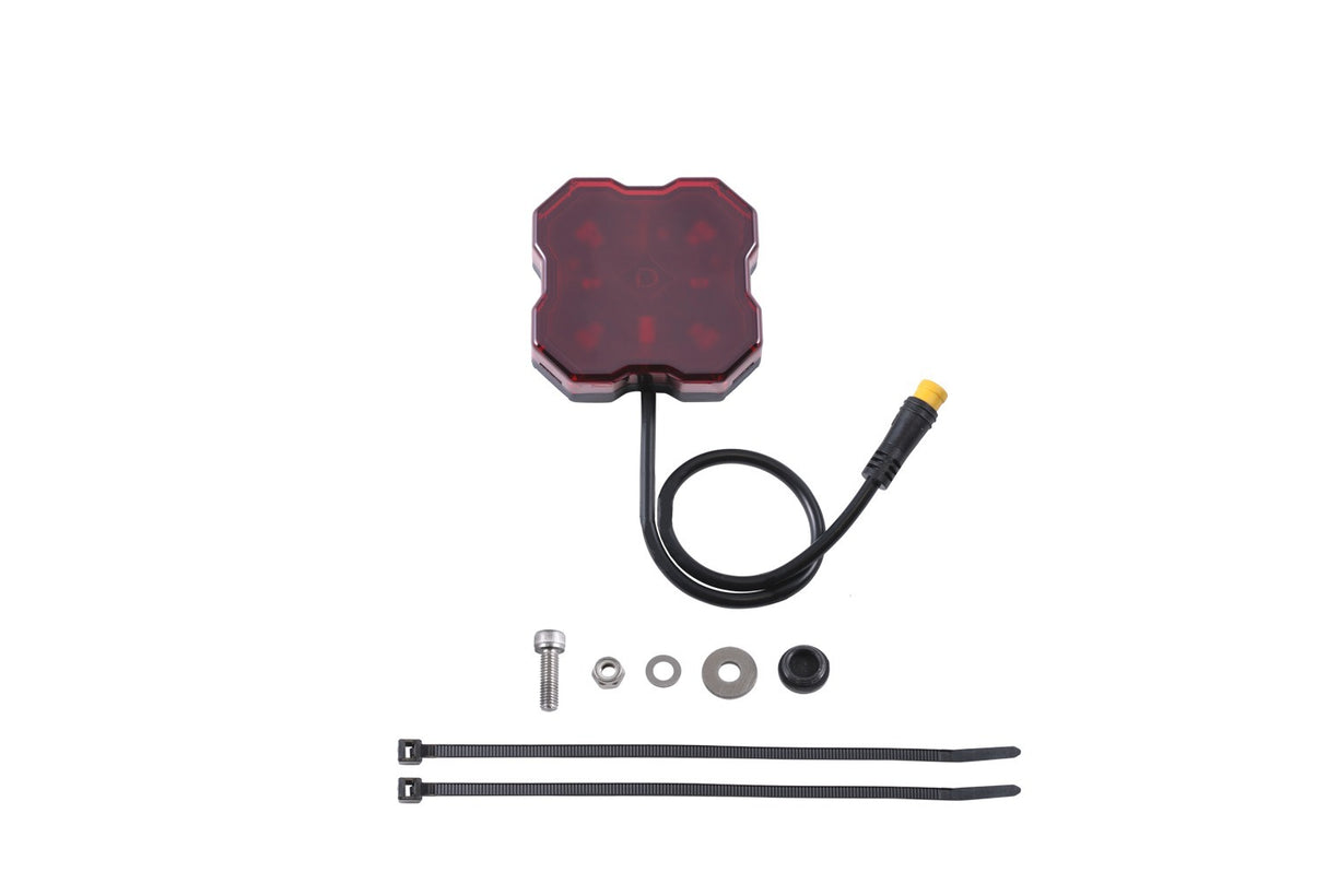 Diode Dynamics - Stage Series Single-Color LED Rock Light, Red M8 (one) - DD7437