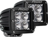 RIGID D-Series PRO LED Light, Flood Optic, Surface Mount, Pair