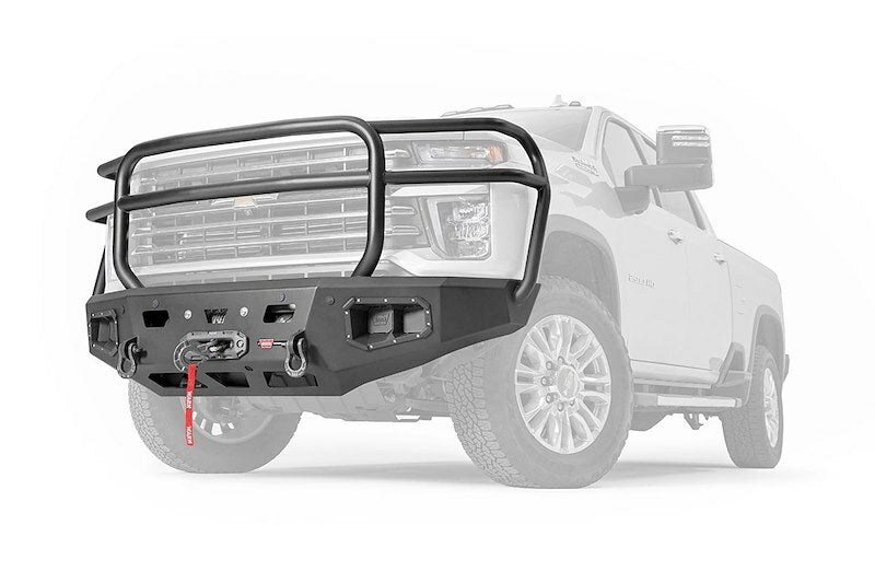 Warn - ASCENT HD BUMPER CHEVY 2500/3500 WITH FULL GUARD - 107005