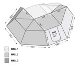 Overland Vehicle Systems - Nomadic 270 Awning Wall Kit Enhance Your Outdoor Experience - 18149909