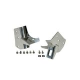 Rugged Ridge - Rugged Ridge 11028.02 Light Mounting Brackets, Windshield, Stainless Steel; 97-06 TJ - 11028.02