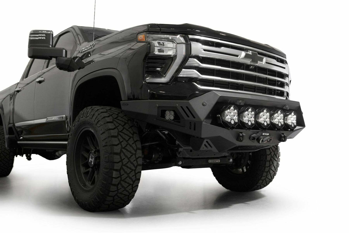Addictive Desert Designs - 2024 Chevy Silverado 2500/3500 Bomber HD Front Bumper - F820043500103