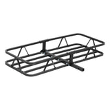 Curt - 48" x 20" Black Steel Basket Cargo Carrier (1-1/4", 2" Adapter, 500 lbs.) - 18145