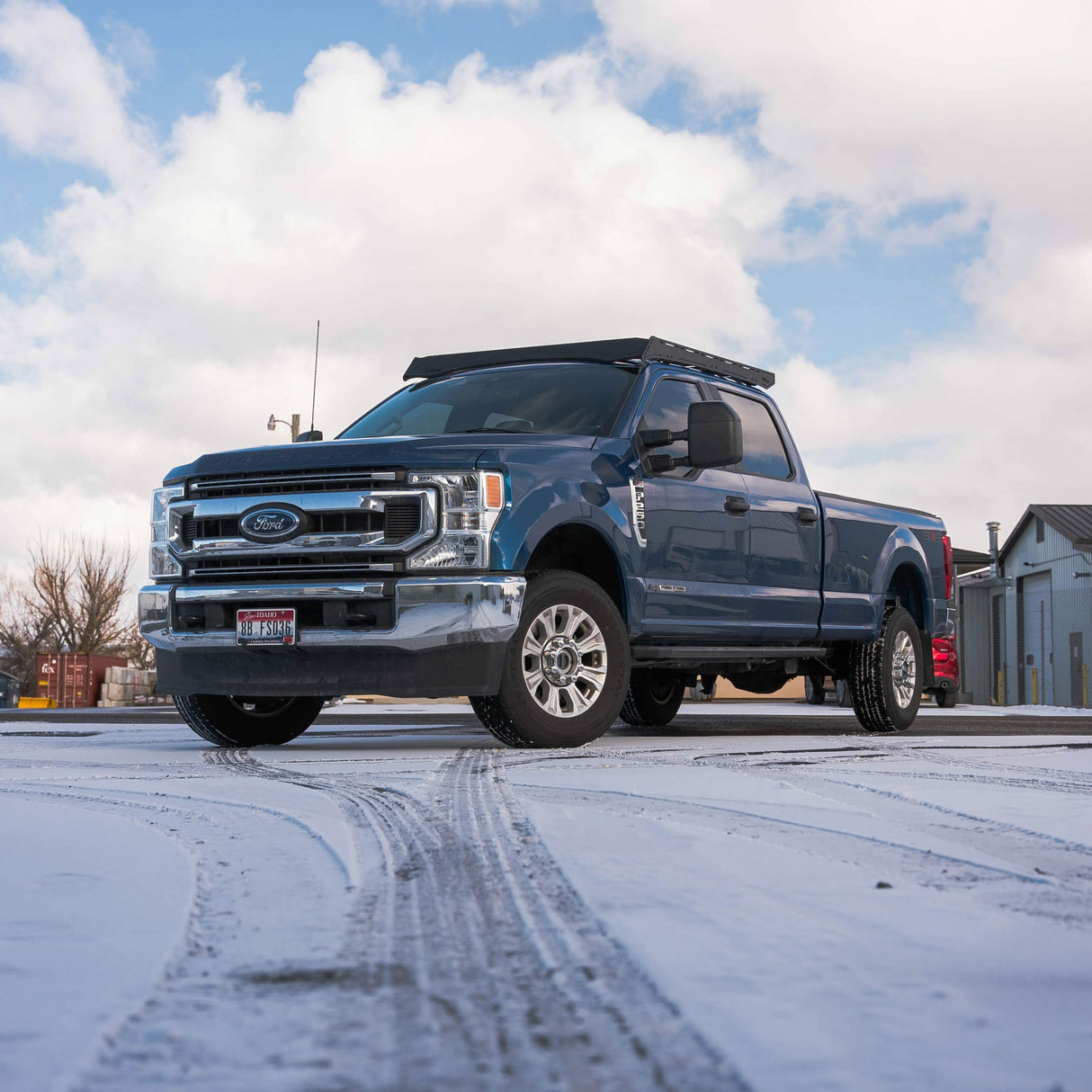 Prinsu - Ford Super Duty Prinsu Pro Roof Rack | 2017-Current - Light Bar Cutout - 400-002-017-009