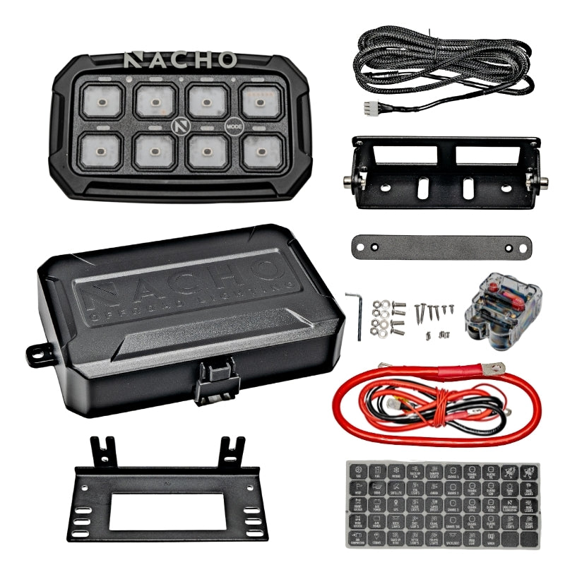 Nacho Offroad Technology - Toyota Quatro Fog Mount - Tacoma Tundra 4Runner - V3TO1