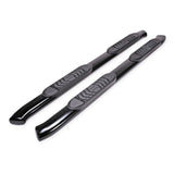 TrailFx - 5" Oval Bent Step Bar For Toyota Tundra Double-Black (A7067B)