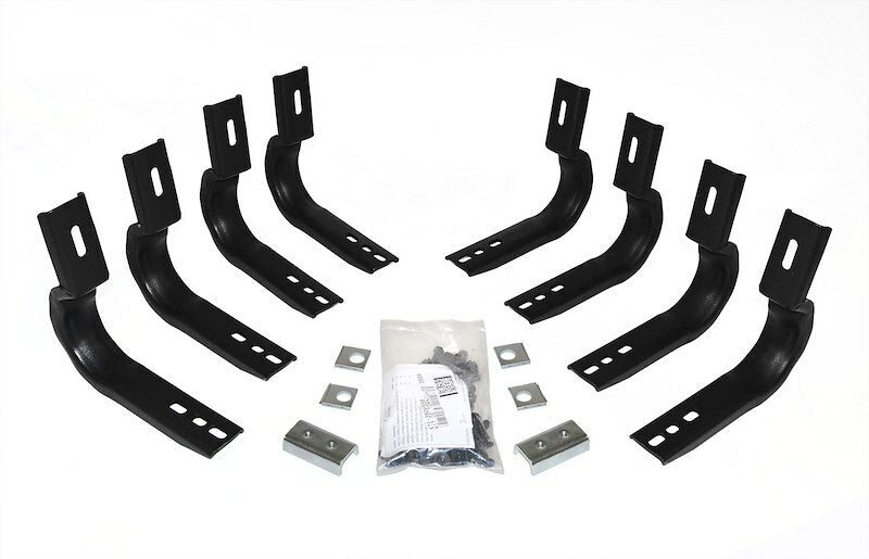 Go Rhino 6840465 - OE Xtreme Side Steps - Mounting Brackets Only -Textured Black