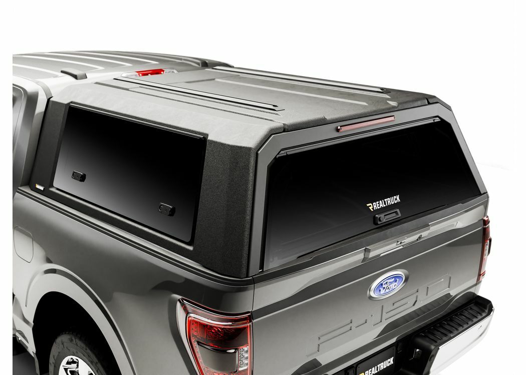 Realtruck -  Ascend Modular Truck Cap - 2019-2026 Chevrolet Silverado/GMC Sierra 1500 5.8ft Short Bed  GNT - Radiant Red/Volcanic Red - PA-26177-GNT