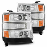 AlphaRex 880235 Projector Headlights Chrome